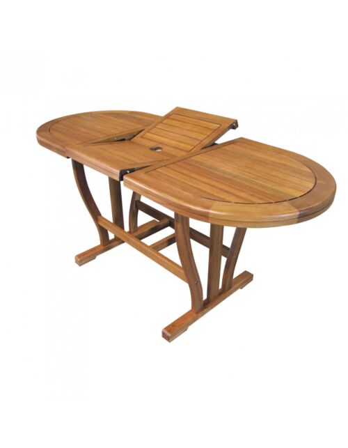 PROŠIRIVI OVALNI STOL DOUBLE 120/160 X 70 - AC-805078-DB