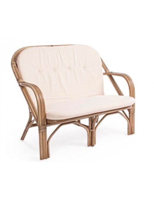 Vrtni dvosjed GOLF NEW - prirodni ratan