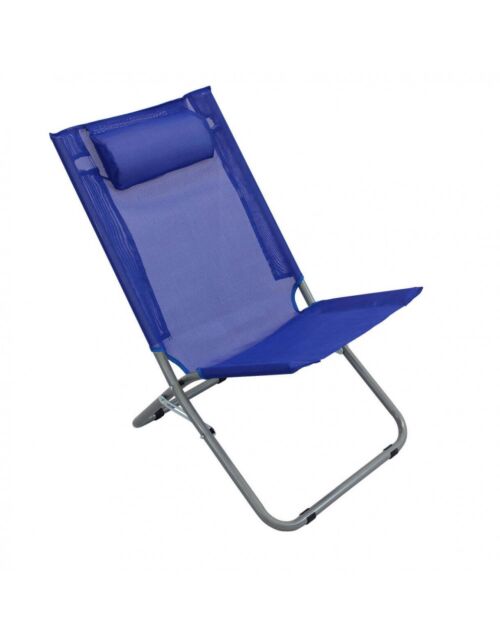 Fotelja za plažu visoka STEEL TEXTILENE BC-807879