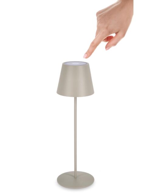 BIZZOTTO Led namizna svetilka ETNA taupe H38