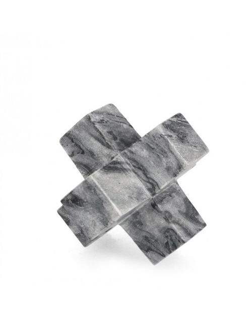 BIZZOTTO DEKORACIJA KRIŽ IZ MARMORJA KANDY GREY