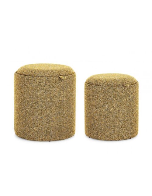 BIZZOTTO SET2 TABUREJEV SASHA C-VASS MUSTARD