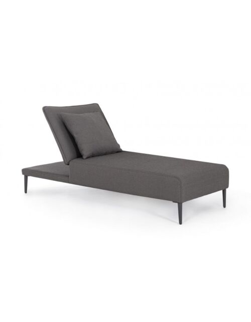 Enojni ležalnik VIPER antracit QS22/ANTR z blazino