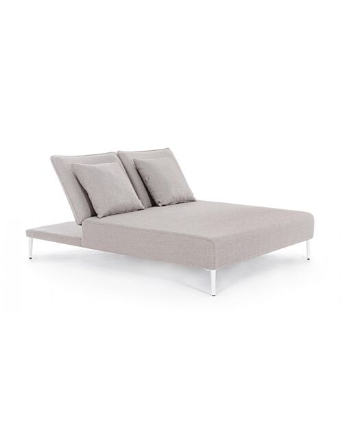 Dvostruka ležaljka VIPER bijela QS20/SAND