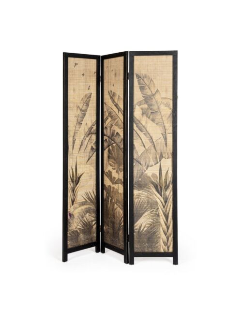 BIZZOTTO paravan 3-delni NARIKO bamboo 120×180 cm
