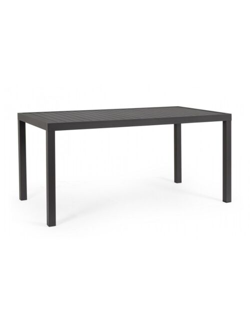 BIZZOTTO Vrtna jedilna miza HILDE 150X80 antracit LH32