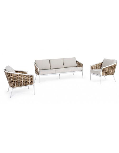 BIZZOTTO Vrtna garnitura SET3 MARIBELA bela YK11
