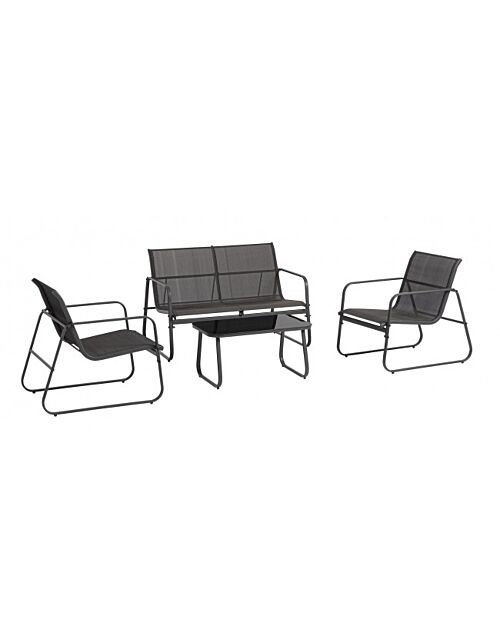 BIZZOTTO Vrtna garnitura SET4 GONZALO antracit
