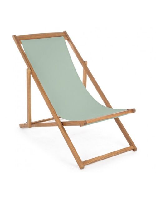 Drvena sklopiva ležaljka RELAX NOEMI zelena kadulja