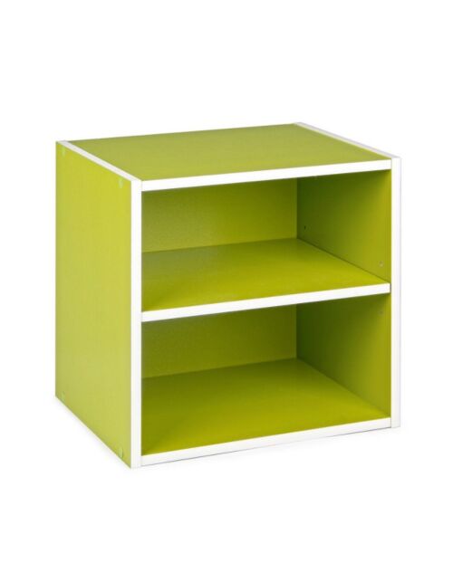 BIZZOTTO CUBO composite pro zelena barva s polico, beli rob