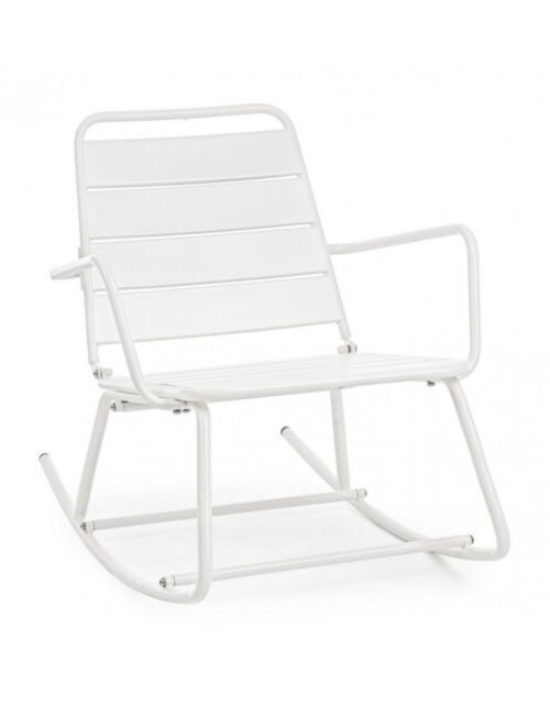 Vrtna fotelja na ljuljanje LILLIAN bijela