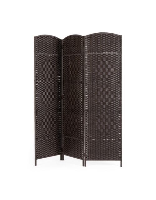 BIZZOTTO paravan 3-delni SHANA črna barva 150×180 cm