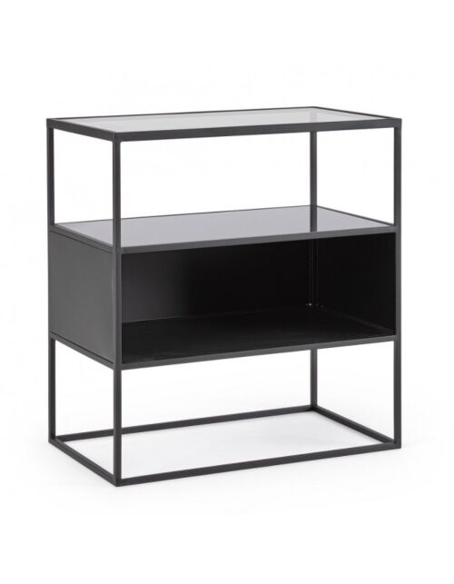 Omarica HYDRA 3F – črna, industrijski slog | Mobalia