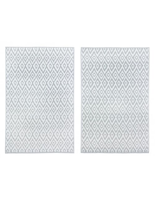 BIZZOTTO PREPROGA ROMB SIVO-BELA 120X180