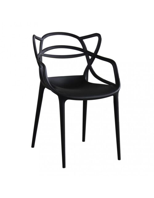 Vrtna stolica LILY crna - slagajuća