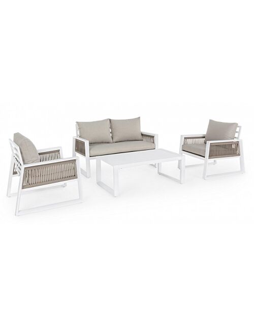 BIZZOTTO Vrtna garnitura SET4 CAPTIVA bela LH30