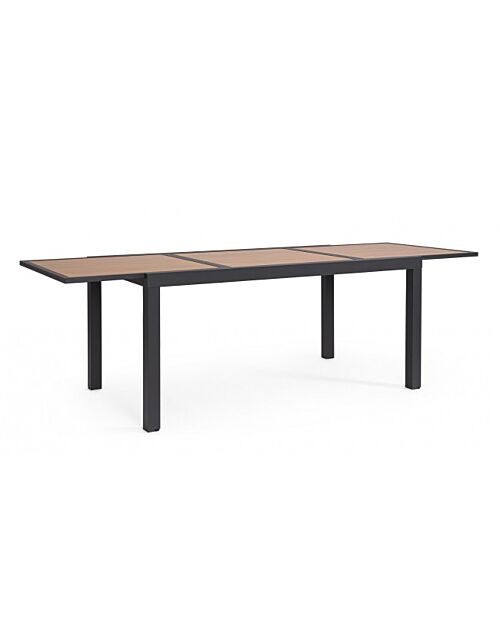 BIZZOTTO Raztegljiva vrtna miza HILIJA 160-240X90 antracit LH32