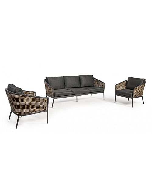 Vrtna garnitura Set3 MARIBELA antracit YK13