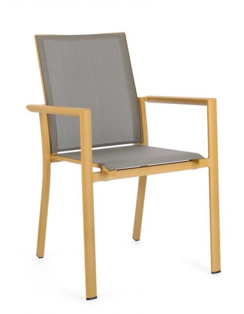BIZZOTTO VRTNI STOL KONNOR MUSTARD