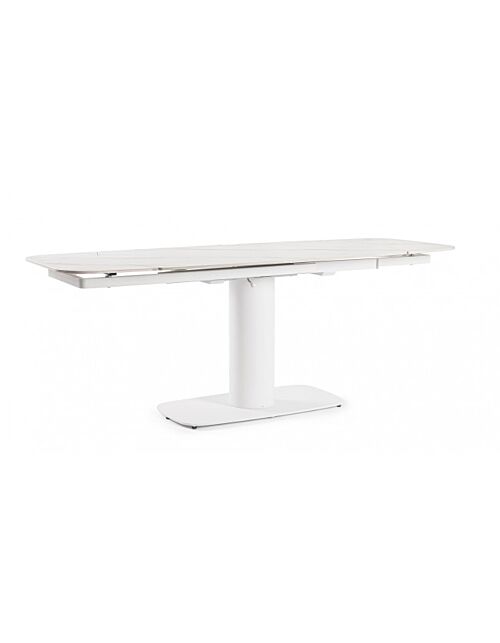Blagovaonski vrtni stol na razvlačenje JEREMIAS 140-200X80 bijeli