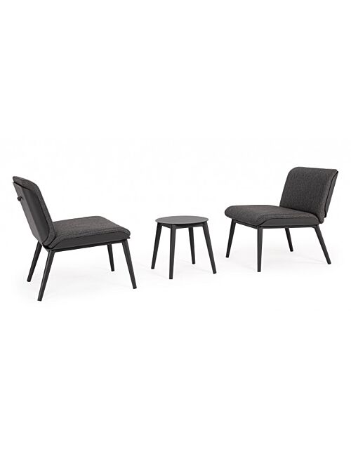 BIZZOTTO Vrtna garnitura SET3 ISABELA antracit WG21