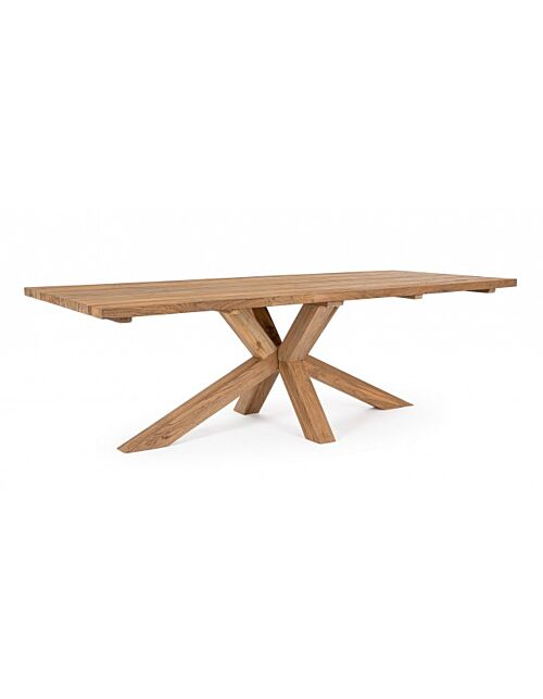 BIZZOTTO Vrtna lesena miza JERSEY 240X100 iz tikovine