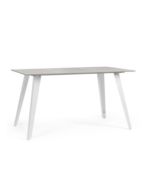 BIZZOTTO jedilna vrtna miza ARJETA 140X80 bela