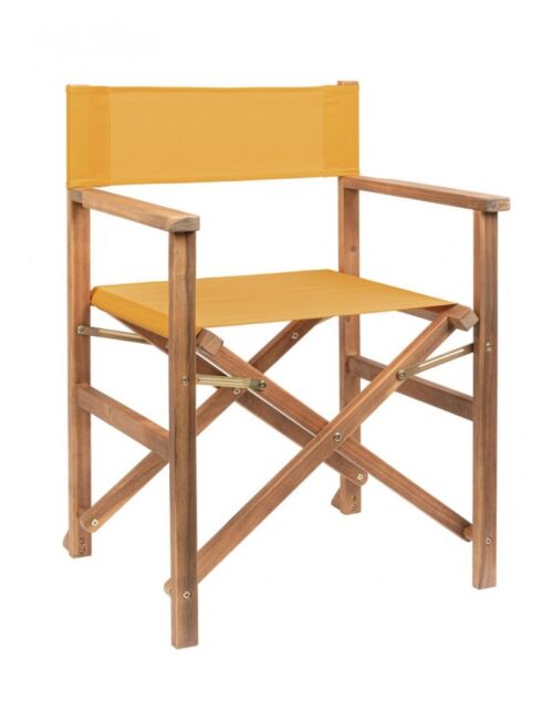 Redateljska stolica NOEMI u boji senfa