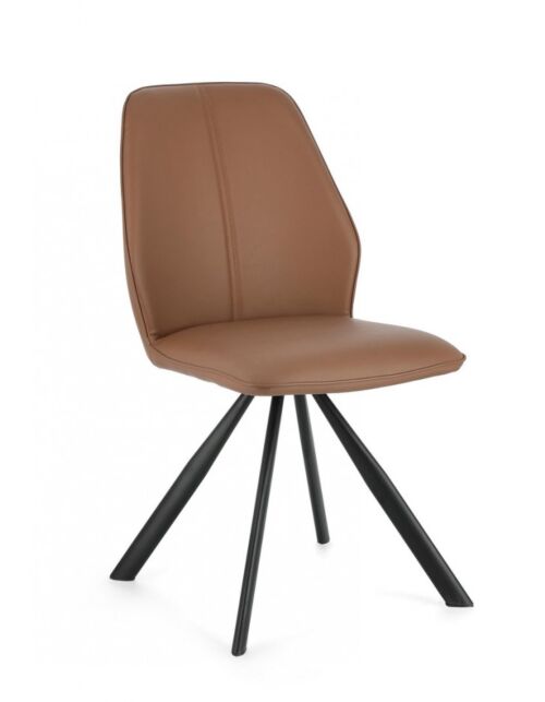 BIZZOTTO MAXWELL PU COGNAC STOL