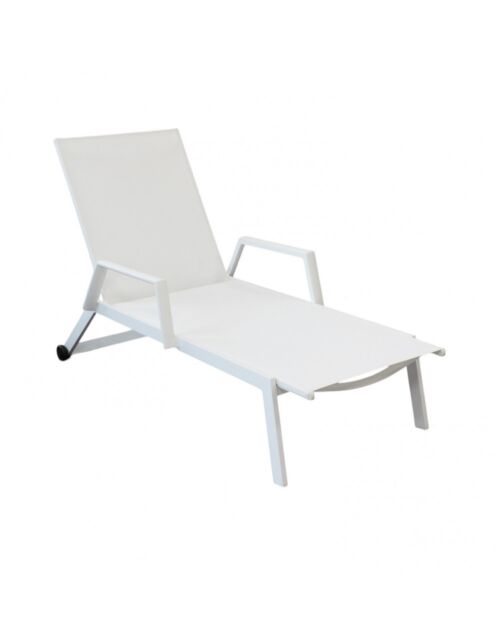 Vrtna ležaljka BARINAS – bijela