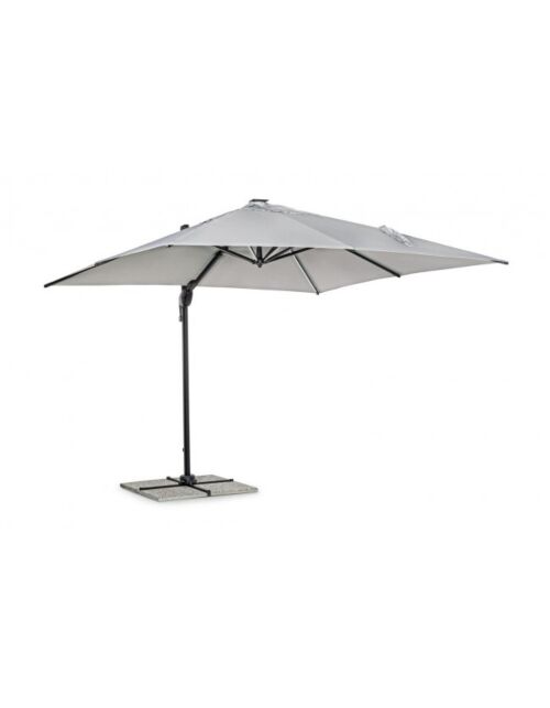 BIZZOTTO DEŽNIK INES 3X3 ANT-GR CH LED