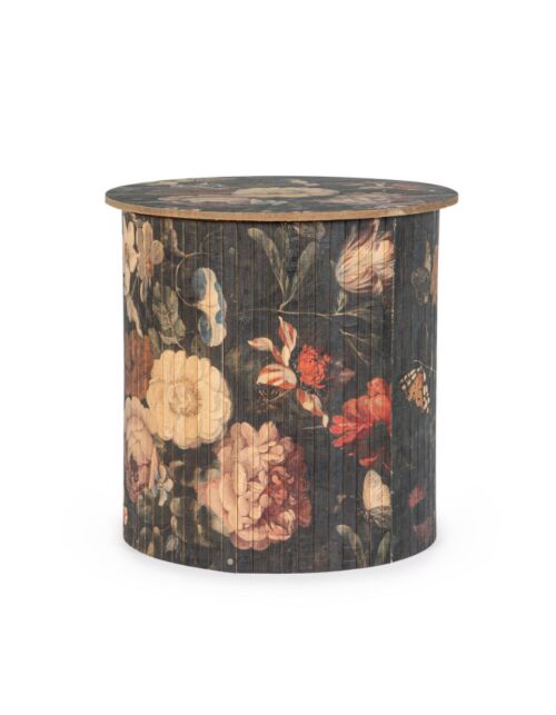 BIZZOTTO okrogla klubska mizica SAYURI BAMBOO D40×40H