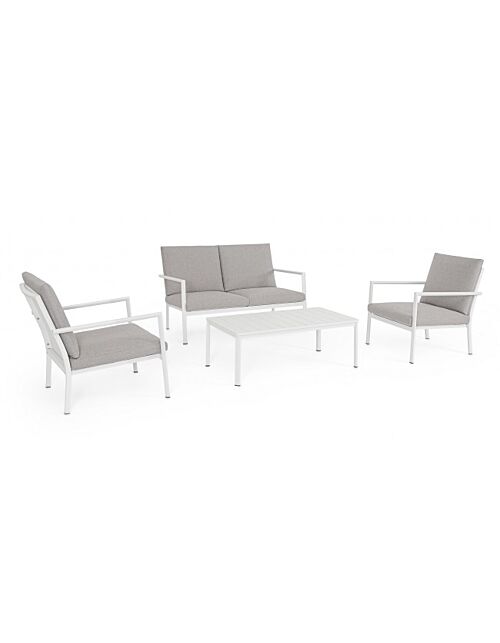 BIZZOTTO Vrtna garnitura SET4 KONNOR bela CX21