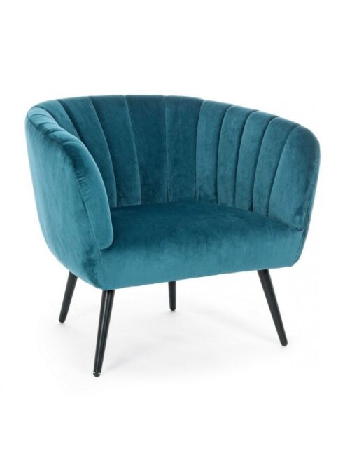 BIZZOTTO AVRIL FOTELJ PEACOCK BLUE