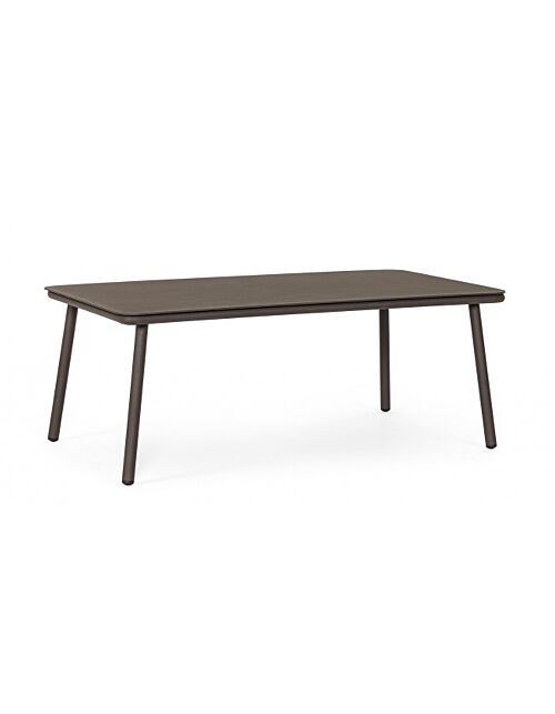 BIZZOTTO klubska vrtna mizica SPIKE 104 × 61 raven