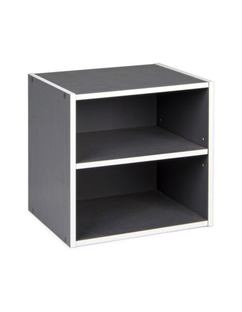 BIZZOTTO CUBO composite pro siva barva s polico, beli rob