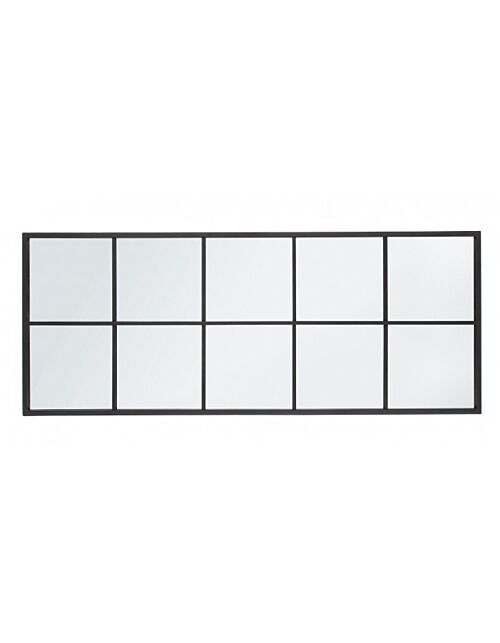 BIZZOTTO OGLEDALO Z OKVIRJEM WINDOW NUCLEOS ČRNO 125X50