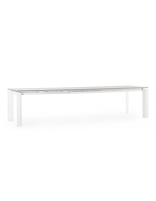 Produljivi vrtni blagovaonski stol OTAVIO 220-280-340X95 bijeli WG20