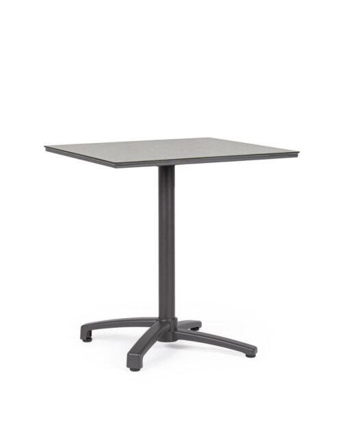 BIZZOTTO vrtna miza CLARET 70 × 70 HPL ANJA60 light – zložljiva