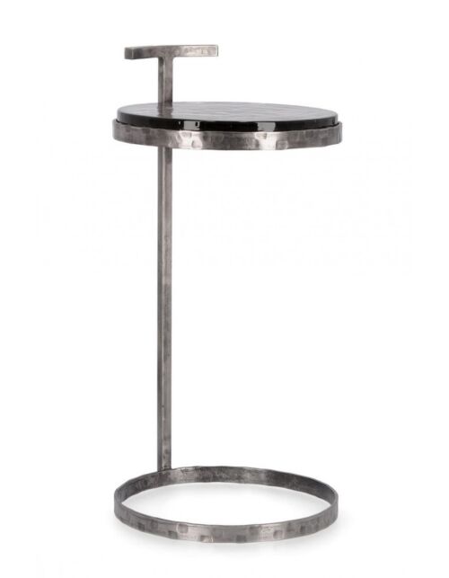 Klub stol ZAYLA u boji nikla H64