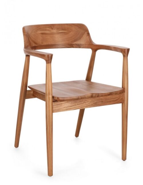 Drvena stolica s naslonima za ruke SUZY 