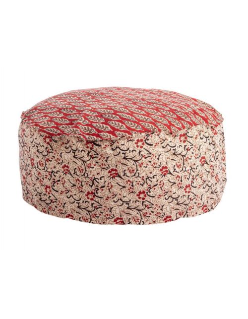 BIZZOTTO TABURE LORIENT RDEČ C-LEAF-FLOWER D65X25
