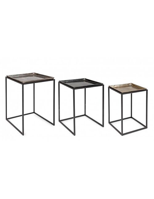 SET3 kvadratni stolići AMIRA X28 QU