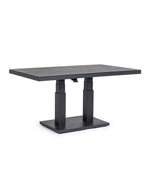 BIZZOTTO Miza TRUMAN z regulacijo višine 140X85X49/72 antracit JX55