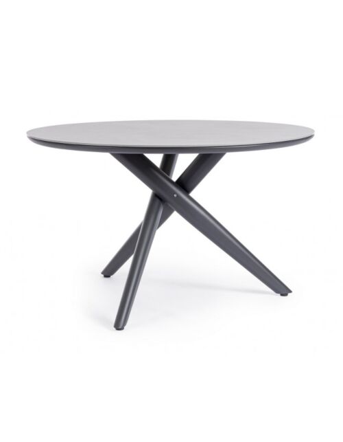 Vrtna okrogla miza JULIAN D120 antracit JX55