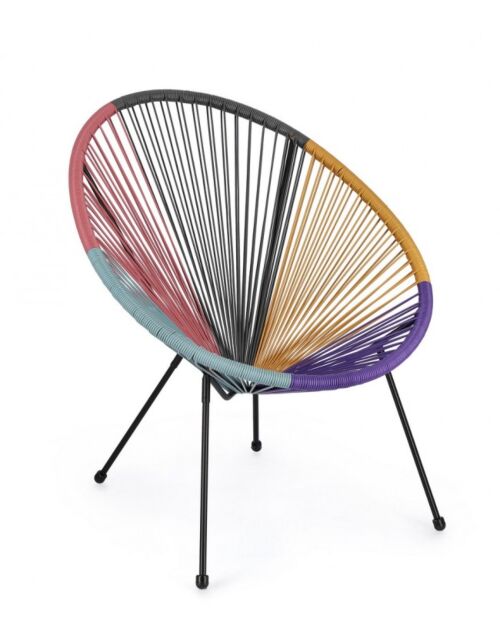 Vrtna fotelja PARKER MULTICOLOR