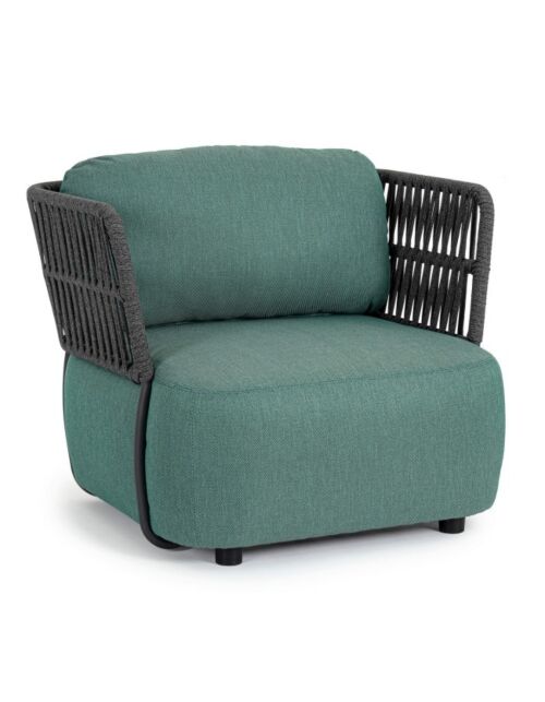 BIZZOTTO FOTELJ PALMER ANTRACIT/JADE