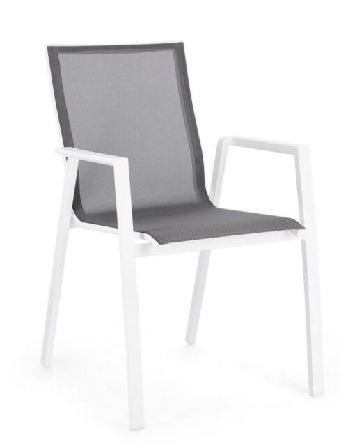 BIZZOTTO Vrtni stol KRION bel JX11 - 0663336