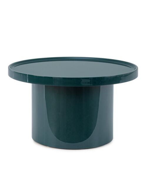 BIZZOTTO okrogla mizica OTILIA Ø70 cm – globoko zelena