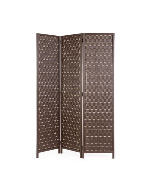 BIZZOTTO paravan 3-delni JORAH rjava barva 135×180H
